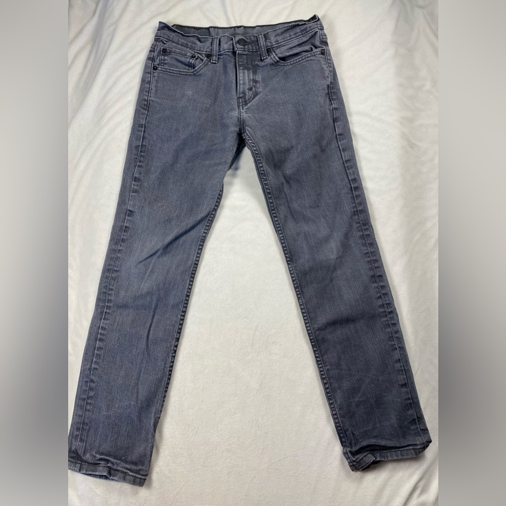 Levis 511 Jeans Men's 29x30 Charcoal Wash Distressed